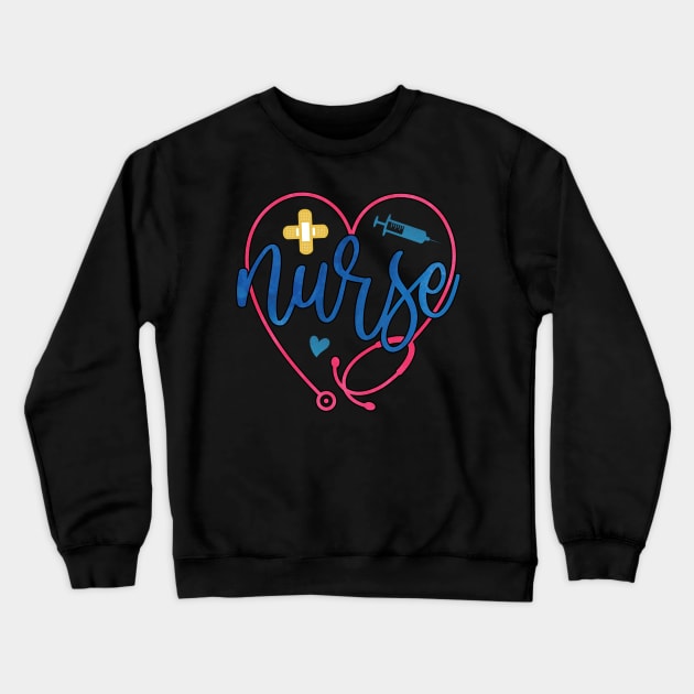 nurse Crewneck Sweatshirt by busines_night